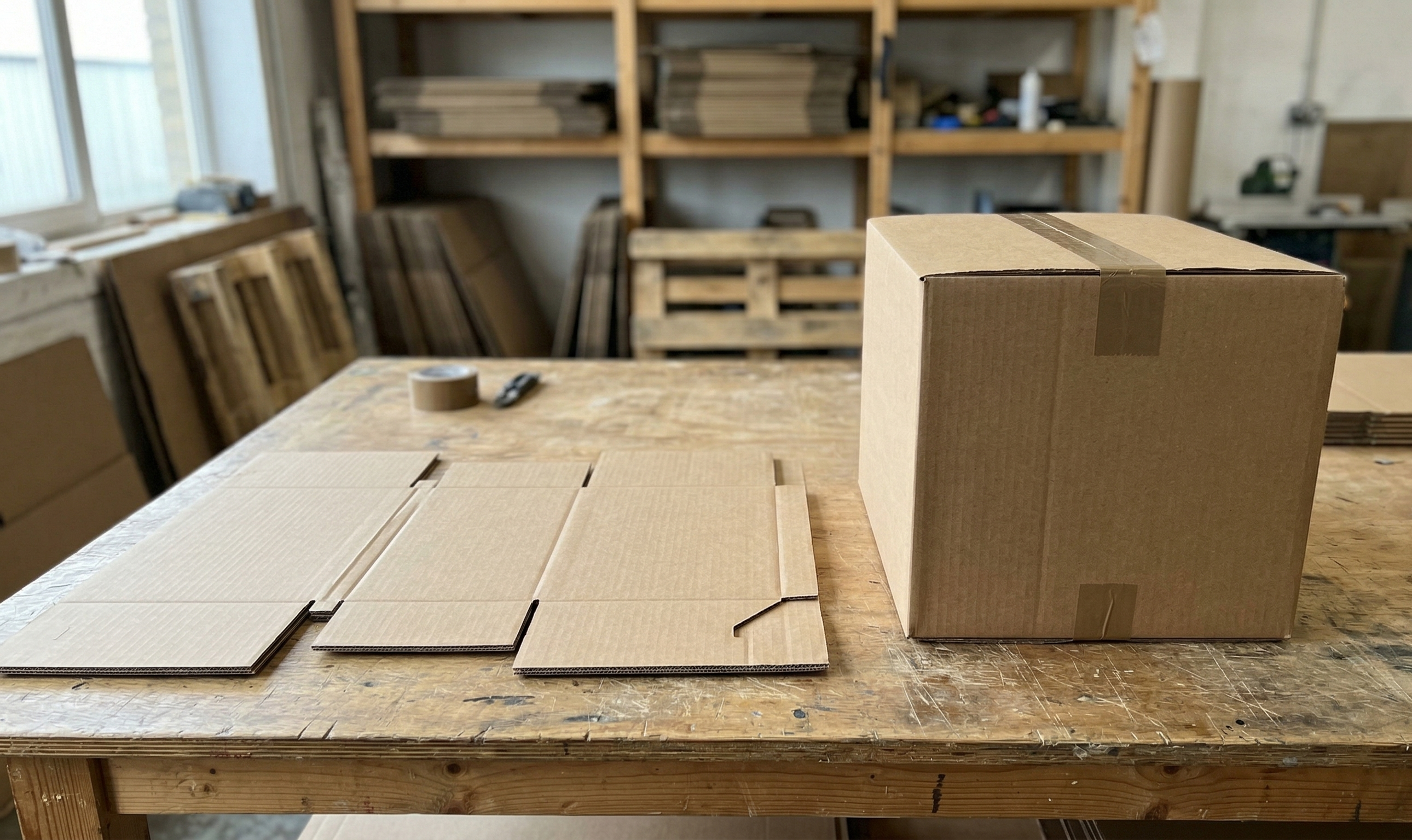 custom corrugated box development for industrial packaging India